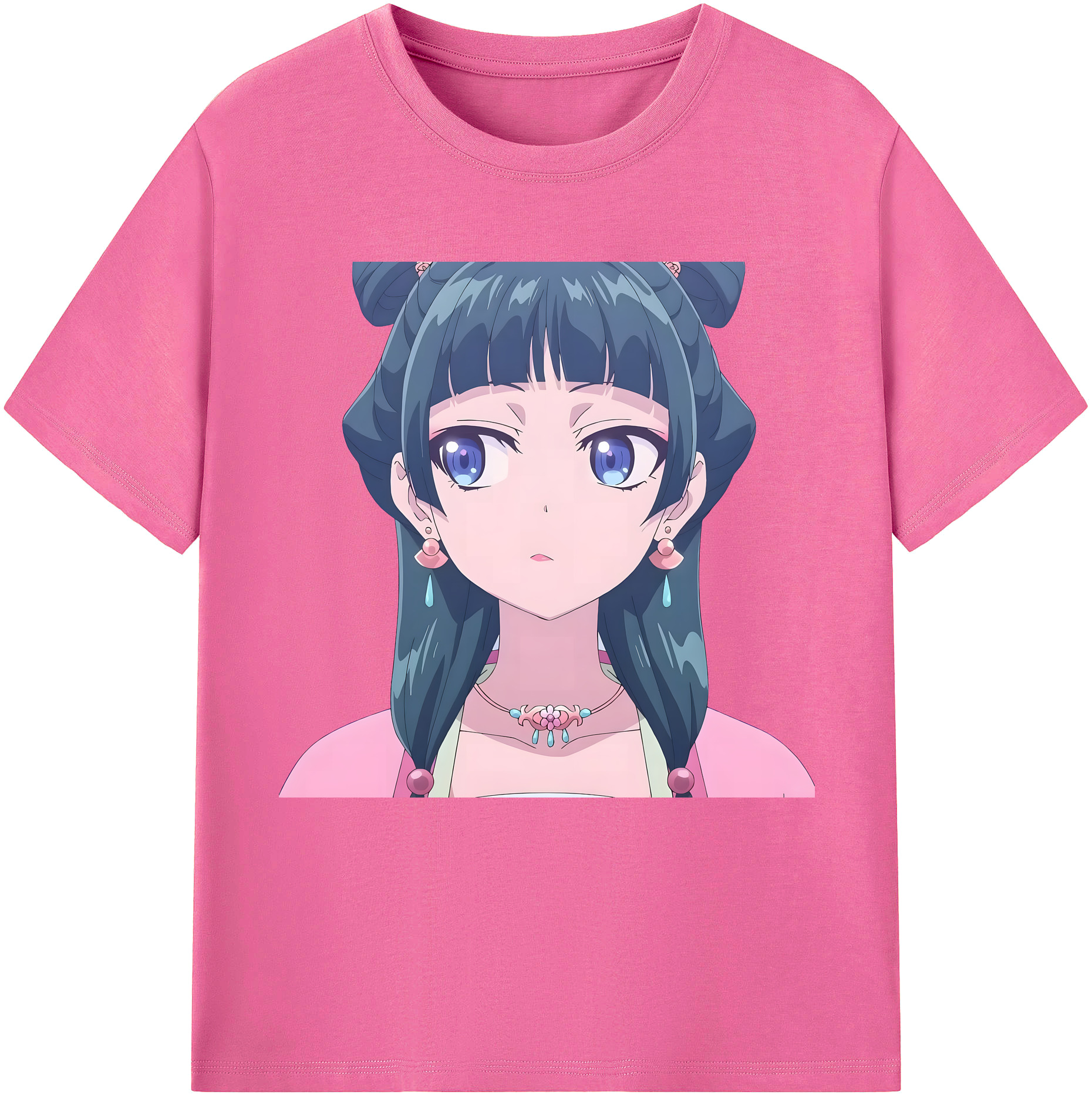 （画像用） 薬屋のひとりごと The Apothecary Diaries レディースカジュアルプリントTシャツ（綿100％）